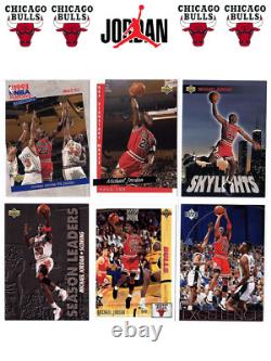 Michael Jordan 80's/90's Starter Collection 88 Fleer Psa 7 + 50 Cards Bulls