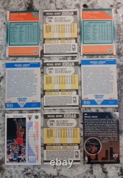 Michael Jordan 9 Card Lot