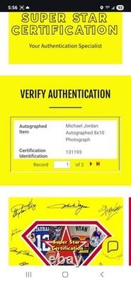 Michael Jordan #9 Hand-Signed Autographed 8x10 Photograph WithCOA USA Dream Team