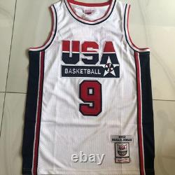 Michael Jordan #9 USA Basketball Dream Team White Jersey NWT M-3XL