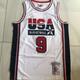 Michael Jordan #9 USA Basketball Dream Team White Jersey NWT M-3XL