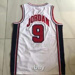 Michael Jordan #9 USA Basketball Dream Team White Jersey NWT M-3XL
