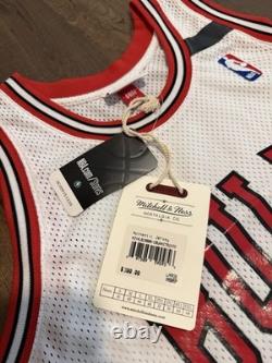 Michael Jordan'92 Bulls Shrug M&N Authentic Jersey 44/L NWT