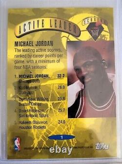 Michael Jordan 95-96 Topps Power Booster #1 (gradable Possible 10)