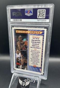 Michael Jordan 96-97 Topps Finest Mystery Super Team Nba Finals Refractor Psa 8