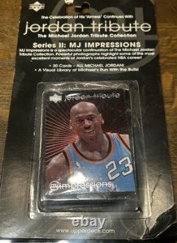 Michael Jordan 97-98 UD Tribute Impressions Series 2 Factory Sealed Set #MJ31-60