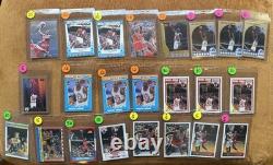 Michael Jordan And Larry Bird 72 Card Lot! Instant Collection