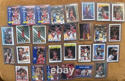Michael Jordan And Larry Bird 72 Card Lot! Instant Collection