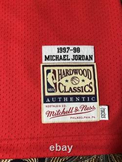Michael Jordan Authentic Mitchell & Ness Jersey Lot Size 52