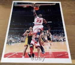 Michael Jordan Authentic Original Photo Kodak Photograph DUNKING VERY RARE