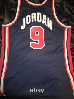 Michael Jordan Authentic Team USA Mitchell and Ness Jersey 1992 Size Large