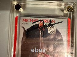 Michael Jordan Autograph 1990 NBA Hoops Card. No COA