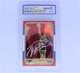 Michael Jordan Autograph Red Holo Refractor NBA Bulls Grade 10 Gem Mint
