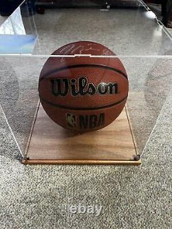 Michael Jordan Autographed Basketball In Display Case WithCOA