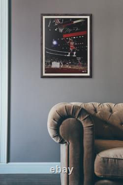 Michael Jordan Autographed Bulls Scoreboard Dunk 20 x 24 Photograph UDA