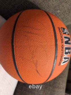 Michael Jordan Autographed Hand Signed Basketball FADED