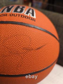 Michael Jordan Autographed Hand Signed Basketball FADED