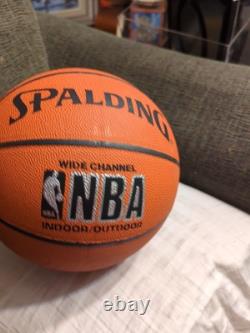 Michael Jordan Autographed Hand Signed Basketball FADED