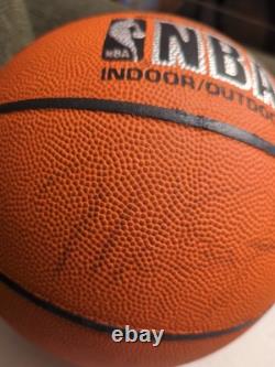 Michael Jordan Autographed Hand Signed Basketball FADED
