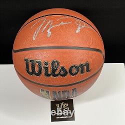 Michael Jordan Autographed Hand Signed Wilson Basketball NBA HOLOGRAM COA