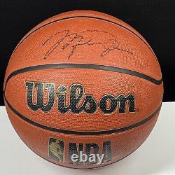 Michael Jordan Autographed Hand Signed Wilson Basketball NBA HOLOGRAM COA