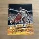 Michael Jordan Autographed Photo 8x10 Chicago Bulls with Shaq in pic COA Hologram