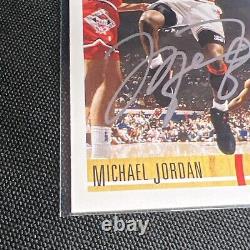 Michael Jordan Autographed Signed Chicago Bulls Sports Card Authentic Coa