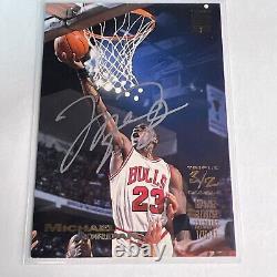 Michael Jordan Autographed Signed Chicago Bulls Sports Card Authenticity Coa