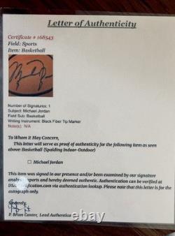 Michael Jordan? Autographed Spalding Basketball, Diamond Signature Holo & LOE