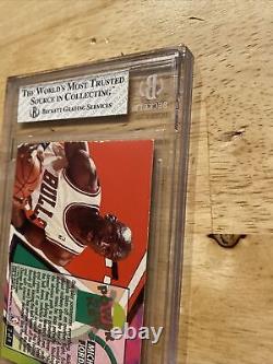 Michael Jordan BGS 7.5 Insert Collector Card Power Key 1993 Ultra Basketball WOW