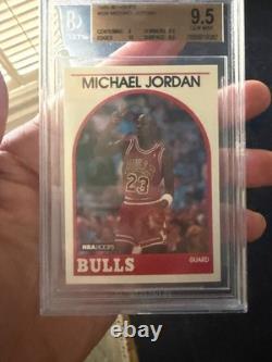 Michael Jordan BGS 9.5 Gem Mint Lot Hoops #200 Beckett 1995 Fanimation AW4