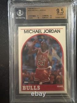 Michael Jordan BGS 9.5 Gem Mint Lot Hoops #200 Beckett 1995 Fanimation AW4
