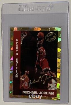 Michael Jordan Basketball Card Top Guns Sports Edition Refractor Chicago Bulls