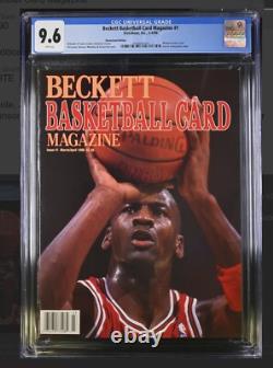 Michael Jordan Beckett Basketball Card Magazine #1 CGC 9.6 1990 Statabase