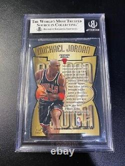 Michael Jordan Bgs 8 1997-98 Skybox Premium Basketball #gt1 Golden Touch Bulls