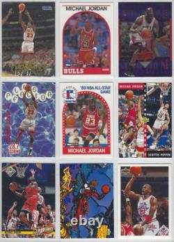 Michael Jordan & CHICAGO BULLS Basketball Card Collection (300 Cards)