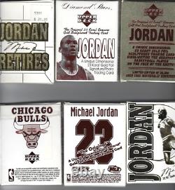 Michael Jordan & CHICAGO BULLS Basketball Card Collection (300 Cards)