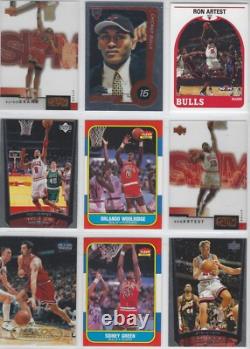 Michael Jordan & CHICAGO BULLS Basketball Card Collection (300 Cards)