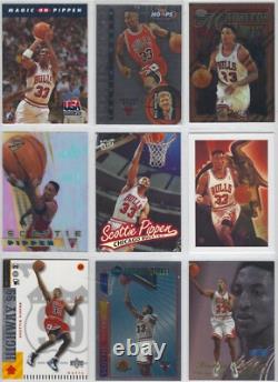 Michael Jordan & CHICAGO BULLS Basketball Card Collection (300 Cards)
