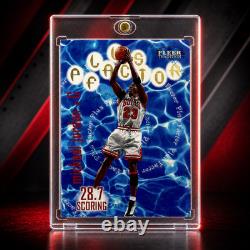 Michael Jordan Card 90's FLEER GOLD FOIL SP AUTHENTIC Insert BULLS JERSEY #23