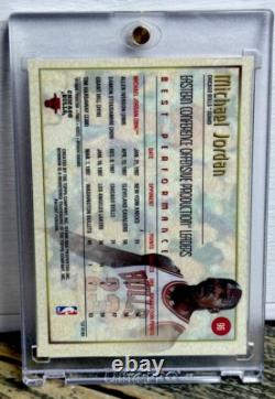 Michael Jordan Card TOPPS 90's INSERT RAINBOW HOLO FOIL RARE? BULLS JERSEY #23