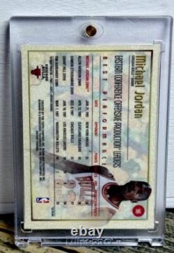 Michael Jordan Card TOPPS 90's INSERT RAINBOW HOLO FOIL RARE? BULLS JERSEY #23