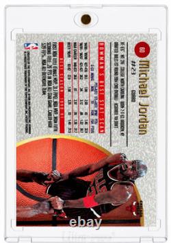 Michael Jordan Card TOPPS 90's Insert Gold Holo Foil Rare Bulls Jersey #23 NBA