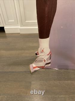 Michael Jordan Cardboard Cut Out Life Size Vintage Measure Up 1987 Chicago Bulls