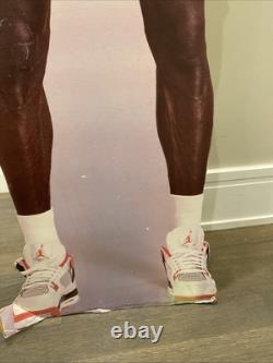 Michael Jordan Cardboard Cut Out Life Size Vintage Measure Up 1987 Chicago Bulls
