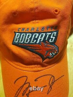 Michael Jordan Charlotte Bobcats Hat Hand Signed Auto COA Holo Owner NBA Goat