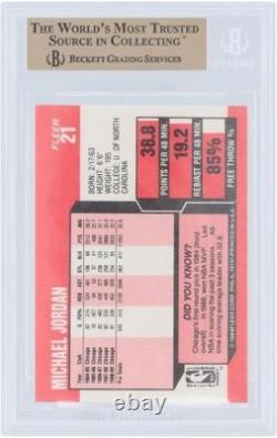 Michael Jordan Chicago Bulls 1989-90 Fleer #21 BGS Authenticated 9.5 Card