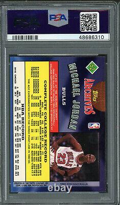 Michael Jordan Chicago Bulls 1992 Topps Archives Basketball Card #52 PSA 9 MINT