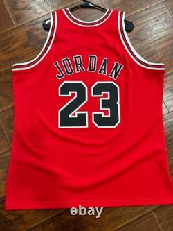 Michael Jordan Chicago Bulls 1997-98 Red Authentic Jersey XXL
