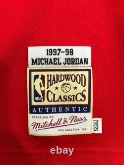 Michael Jordan Chicago Bulls 1997-98 Red Authentic Jersey XXL
